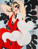Bez tytułu, 2003 by Agnieszka Brzeżańska, 2003, olej, płótno, sold Sep 2023