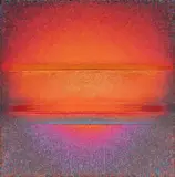 Sebastian Skoczylas, Red mist, 2023, 2023, akryl, płótno