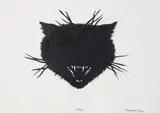Aleksandra Waliszewska, Koty #1, 2022, 2022, serigrafia, papier