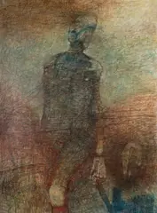 Zdzisław Beksiński, YŁ, 1997 r., 1997, olej, płyta, 132