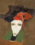 Ryszard Zajac, Geisha, 1993 r., 1993, olej, płótno