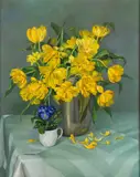 Helena Zadrejko, Rozkwit, 2001 r., 2001, olej, płótno