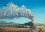 Marcin Kołpanowicz, Orient Expres III, 2014 r., 2014, pastel, papier