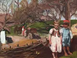 Włodzimierz Tetmajer, Motyw z Bronowic, 1903, 1903, olej, płótno, 54