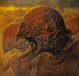 Dariusz Zawadzki, Legion. Horda, 2019, 2019, olej, płyta