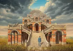 Marcin Kołpanowicz, Schody do nieba, 2016, 2016, olej, płótno