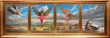 Marcin Kołpanowicz, Anioły czterech pór roku, 2021-2023, pastel, papier