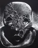 Bez tytułu by Zdzisław Beksiński, heliotypia, papier, sold Nov 2023