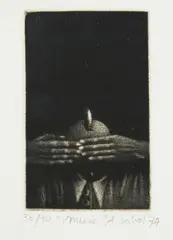 Anna Sobol-Wejman, Muza, 1977, 1977, akwatinta, papier, 15