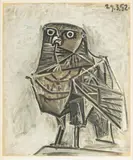 Sowa by Pablo Picasso, litografia, papier, sold Nov 2023