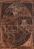 Kazimierz Ostrowski, Kompozycja, 1982 r., 1982, techn. mieszana, papier