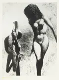 Bez tytułu by Zdzisław Beksiński, fotografia czarno-biała, papier barytowy, sold Nov 2023