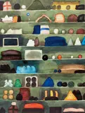 Jan Tarasin, Magazyn, 1991, 1991, akwarela, papier