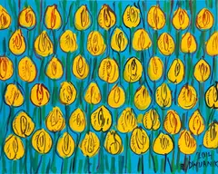 Edward Dwurnik, Żółte tulipany, 2014, 2014, akryl, płótno
