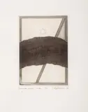 Stanisław Fijałkowski, Jedenasta czarna szarfa, 1986, 1986, akwaforta, akwatinta, papier, 15