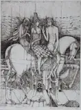 Ryszard Stryjec, Szachy, akwaforta, papier