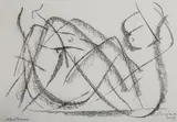Józef Szajna, Spotkanie, 2007, 2007, kredka, papier, 27