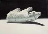 Jakub Adamek, Niedźwiedź II, z cyklu, olej, płótno
