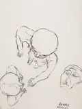 Grzegorz Klaman, Bez tytułu, 1993, 1993, tusz, papier