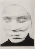 Bez tytułu by Zdzisław Beksiński, fotografia czarno-biała (vintage print), papier barytowy, sold Aug 2023