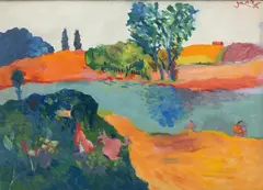 Jerzy Ryszard Zieliński, Letni weekend, 1976, 1976, olej, płótno