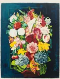 Moïse Kisling, Kwiaty, litografia barwna, papier, 61