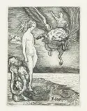 Konstanty Brandel, Andromeda, 1920, 1920, akwaforta, papier