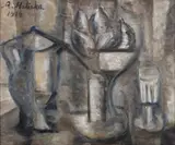 Alice Halicka, Martwa natura, olej, płótno, 38