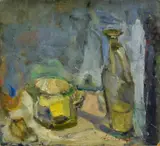 Zygmund Schreter, Martwa natura, 1964 r, olej, płyta