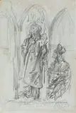 Jan Matejko, Kazimierz Jagiellończyk, 1872, 1872, ołówek, papier