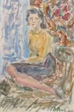 Piotr Potworowski, Portret Stanisławy de Cognovici, 1940