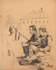 Arkadiusz Mucharski, Wędkarze, tusz, papier