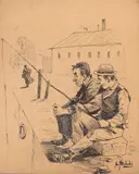 Arkadiusz Mucharski, Wędkarze, tusz, papier
