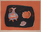 Henryk Hayden, Martwa natura, 1962, 1962, litografia barwna, papier, 39