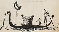 Jerzy Flisak, Gondola, tusz, papier