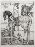 Ryszard Stryjec, Harpia, 1987, 1987, akwaforta, papier, 31