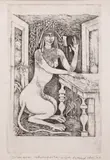 Ryszard Stryjec, Chimera, akwaforta, papier, wym. 18