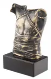 Pancerz II (CUIRASSE), 1986 by Igor Mitoraj, 1986, brąz, granit, sold Jun 2023