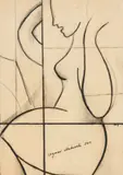 Zbigniew Makowski, Akt, 1957