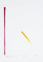 Stefan Gierowski, 2000, serigrafia, papier