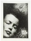 Portret podwójny za szybą by Zdzisław Beksiński, fotografia czarno-biała, papier barytowy, sold Jun 2023