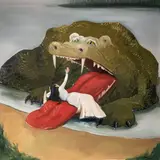 Monika Marchewka, Zaproszenie, 2022, 2022, olej, płótno