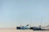 Tomasz Kołodziejczyk, Silver sea, 2023, 2023, akryl, płótno