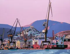 Syros, 2023 by Aleksandra Osa, 2023, olej, płótno, sold Jun 2023