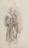 Józef Mehoffer, Studia do Piłata, węgiel, papier