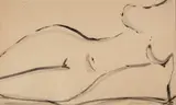 Józef Szajna, Piękna, gwasz, akwarela, papier