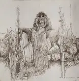 Ryszard Stryjec, Dama na koniu