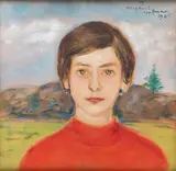 Wlastimil Hofman, Portret dziewczynki, 1961 r.