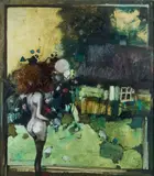 Jerzy Duda-Gracz, Rozpusta o zmierzchu, 1991 r., 1991, olej, płyta