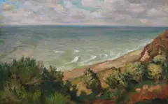 Stephan Filipkiewicz, Jastrzębia Góra, 1935 r., 1935, lej, płótno